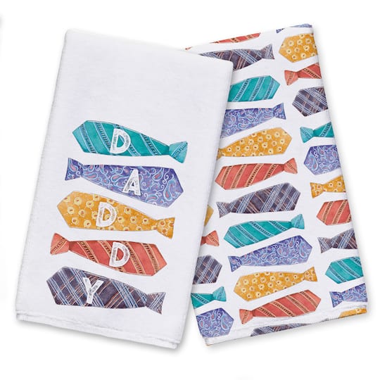 Daddy Ties Tea Towel Set